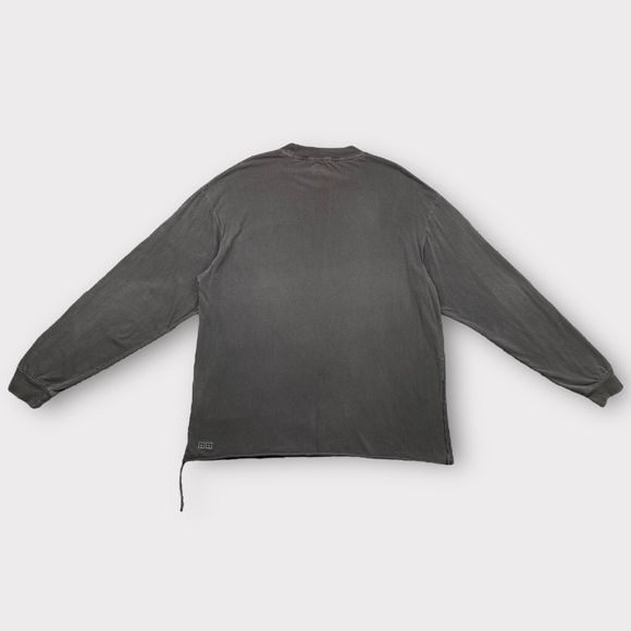 Ksubi Men's 2XL Gray Crew Neck T Shirt Long Sleeve Embroidered Logo LIMITED - Picture 6 of 16